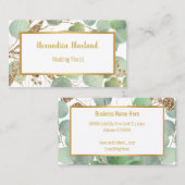 SAGE GOLD BOTANICAL VISITEKAARTJE (Voorkant / Achterkant)