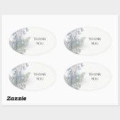 Sage Gold Leaf Bedankt Sticker (Vel)