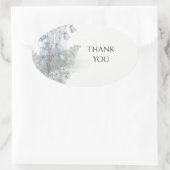 Sage Gold Leaf Bedankt Sticker (Tas)