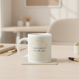 Sage & Gold Mindful Coffee Mug Grote Koffiekop
