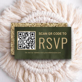 Sage Gold Online QR-code RSVP Weduwwebsite Informatiekaartje