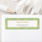 Sage Gold Retouradres Etiket (Insitu)
