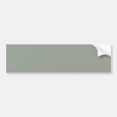 Sage Gray Bumper Sticker for Minimalist Style (Voorkant)