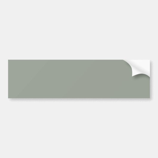 Sage Gray Bumper Sticker for Minimalist Style (Voorkant)