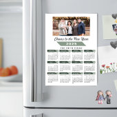 Sage Green 2025 Kalender Minimalistische Foto Magn
