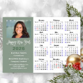 Sage Green 2025 Kalender Modern Zakelijk Magnetisc
