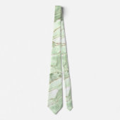 Sage green agate neck tie stropdas (Voorkant)