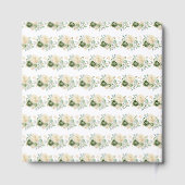 Sage Green and Cream Floral Bridal Shower Gastenboek (Achterkant)