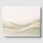 Sage Green and Ivory Wedding Gastenboek (Achterkant)