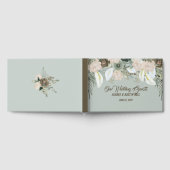 Sage Green and Vanilla Cream Wedding Guest Book Gastenboek (Volledig)
