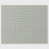 Sage Green Art Deco | Moderne kustluxe Cadeaupapier (Vlak)