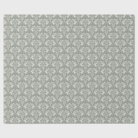 Sage Green Art Deco | Moderne kustluxe Cadeaupapier (Vlak)