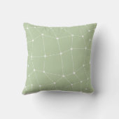 Sage Green Art Design Pillow Hoesje Kussen (Achterkant)