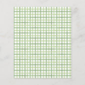 Sage Green Baby Blocks Advice & Well Wishes Card (Achterkant)