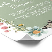 Sage Green Baby Bloom Late Night Luiers Poster (Hoek)