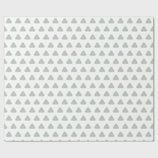 Sage Green Baby driehoeksopvulpapier Cadeaupapier (Vlak)