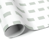 Sage Green Baby Wrapping Paper Cadeaupapier (Rol Hoek)