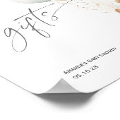 Sage Green Barly wachten, Moderne Kaarten en gesch Poster (Hoek)