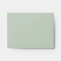 Sage Green Bedankt Envelope
