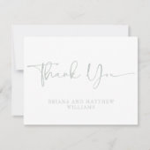 Sage Green Bedankt voor je creditcard (Voorkant)