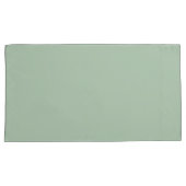 Sage Green Bedding Pillowcases – Soft Green Matchi Kussensloop (Voorkant-Rechts)