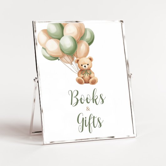 Sage Green Beer Ballonboeken en geschenken Poster