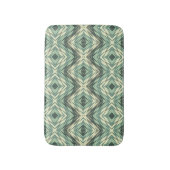Sage Green Beige Grayish Brown Ethnic Art Badmat (Voorkant Verticaal)