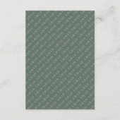 Sage Green Blush Pink Graduation QR Code Details Informatiekaartje (Achterkant)