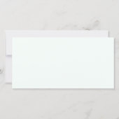 Sage Green Boarding Pass Destination Wedination Bedankkaart (Achterkant)