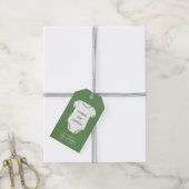 Sage Green Bodysuit Baby shower Favor Gift Labels Cadeaulabel (Met Touw)