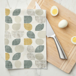 Sage Green Boho Abstract Theedoek