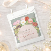 Sage Green Boho Bloom Cactus Baby shower Bedankzakje (Geknipt)