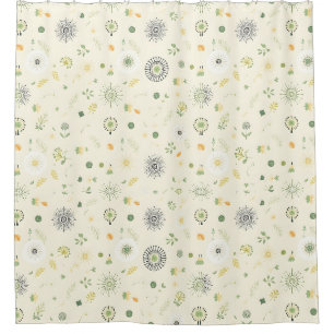 Sage Green Boho Douchegordijn