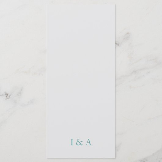 Sage green Boho Invitation Briefkaart (Achterkant)