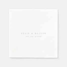 Sage Green Boho Wedding Moderne Cocktail Servet