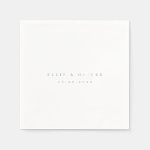 Sage Green Boho Wedding Moderne Cocktail Servet