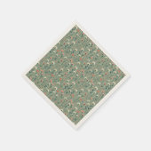 Sage Green Boho Wildflower Baby in Bloom Shower Servet (Hoek)
