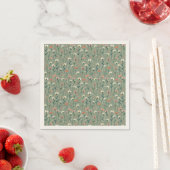 Sage Green Boho Wildflower Baby in Bloom Shower Servet (Insitu)