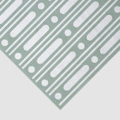 Sage Green Bone Inlay Dots Border Decoupage Paper Tissuepapier (Detail)