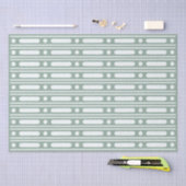 Sage Green Bone Inlay Dots Border Decoupage Paper Tissuepapier (Craft)