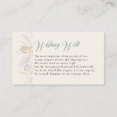 Sage Green Botanical Foliage Wishing Good Informatiekaartje (Voorkant)