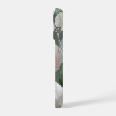 Sage Green Botanical Leaf  – Boho Neutral iPhone Hoesje (Linkerkant)