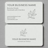 Sage Green Botanical Visitekaartje