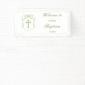 Sage Green Bow Crest doop Spandoek (Insitu)