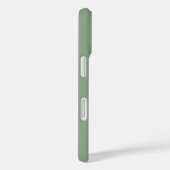 Sage Green Bow Initial Aesthetic Case-Mate iPhone Case (Achterkant / Rechts)