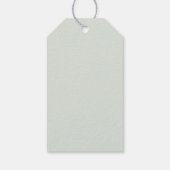 Sage Green Bow Watercolor Bridal Shower Thank You Cadeaulabel (Achterkant)