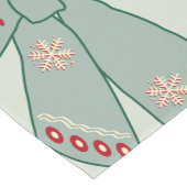 Sage Green Bows Korte Tafelloper (Hoek)