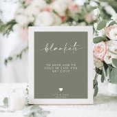 Sage Green bruiloft te hebben en te houden Drink t Poster