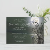 Sage Green Brunch Bubble Full Moon Dragonfly Kaart (Staand voorkant)