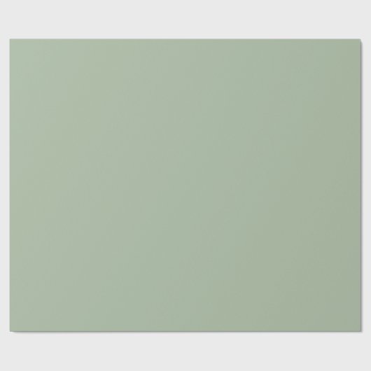 Sage Green Cadeaupapier (Vlak)